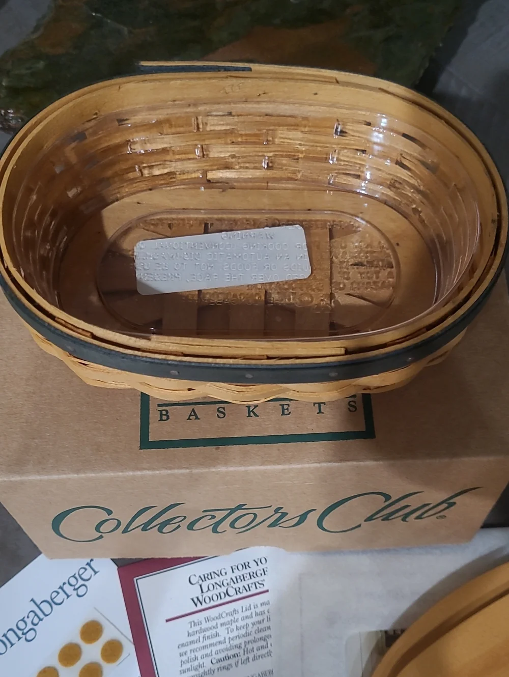 Longaberger Collectors Club Harmony Basket No 5 With Box!